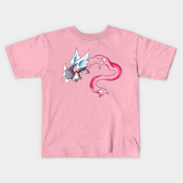 Support Flier Kids T-Shirt by KristenOKeefeArt